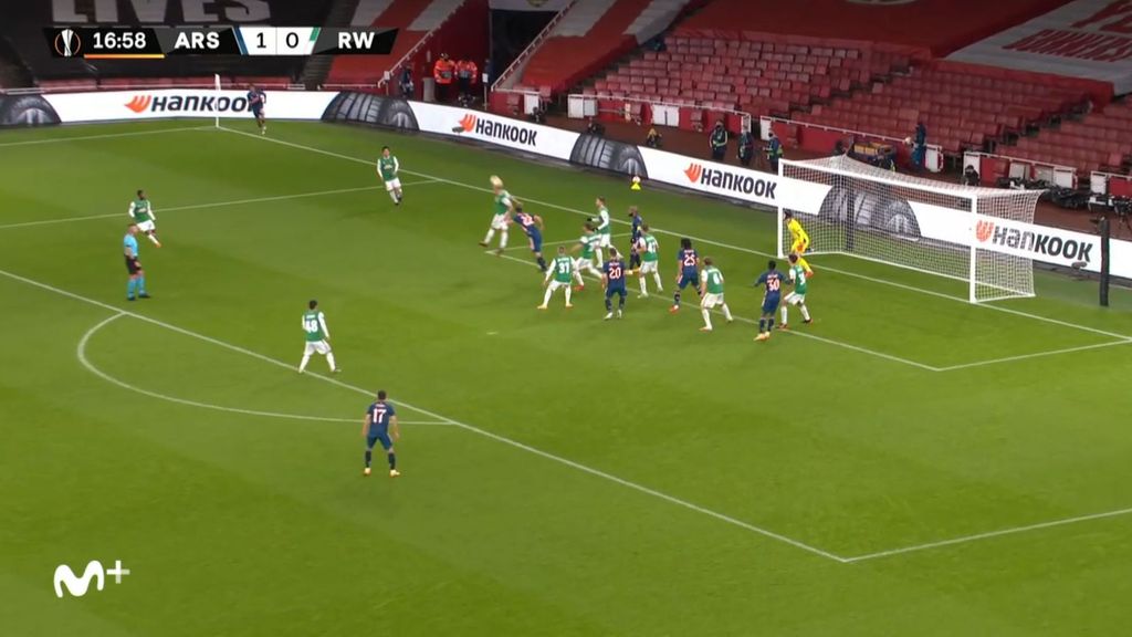 Arsenal 2-0 Rapid de Viena: Gol de Pablo Marí