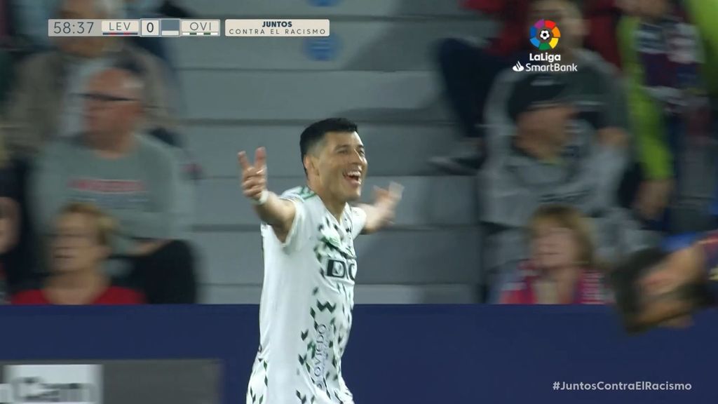 Levante 0-1 Oviedo: Gol de Sergio Postigo