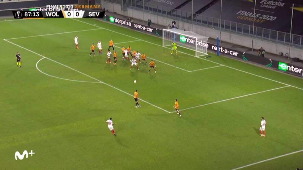 Wolves 0-1 Sevilla: Gol de Ocampos