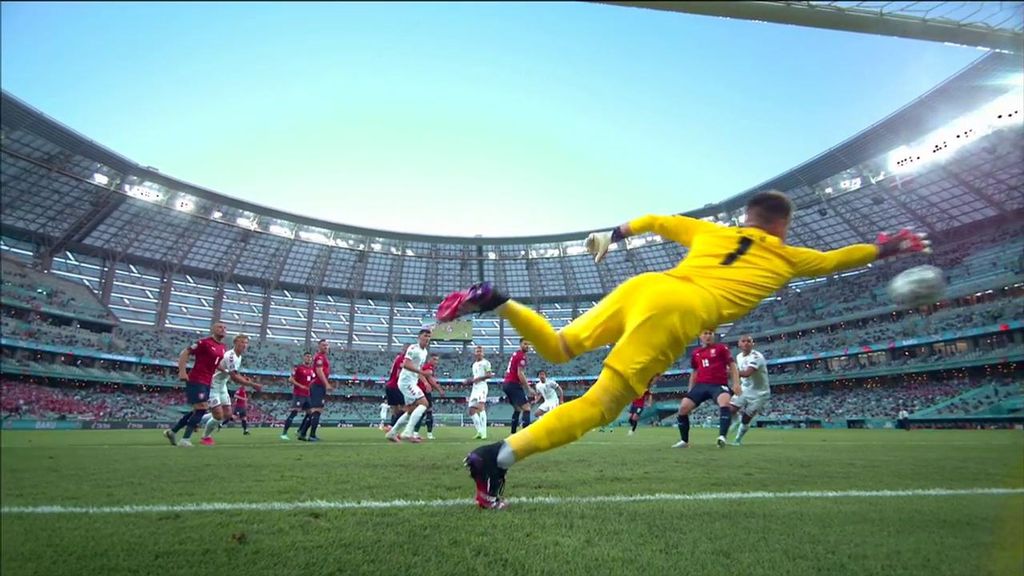 (Mediaset) República Checa-Dinamarca: Gol 0-1 Delaney