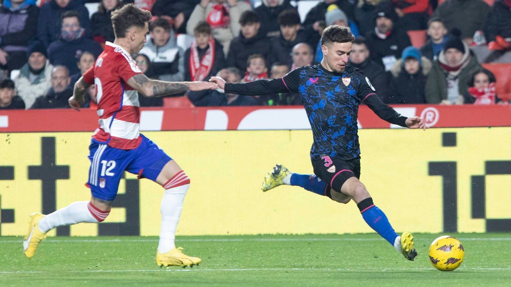 Granada 0-3 Sevilla: Gol de Pedrosa