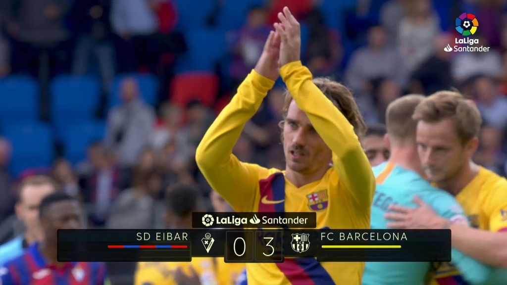 Eibar-Barcelona: Resumen (jornada 9)