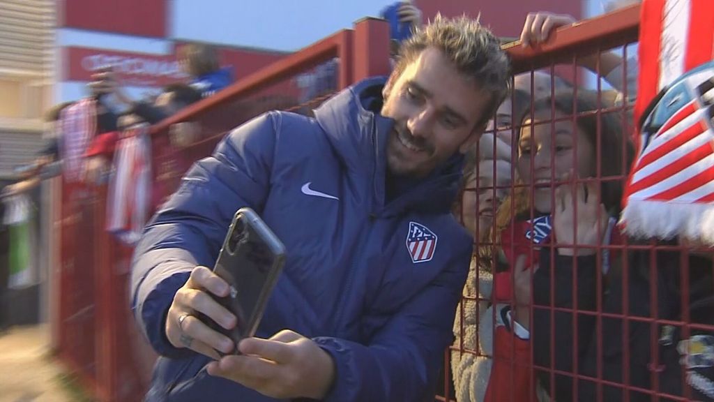 Griezmann devuelve el cariño a la afición del Lugo