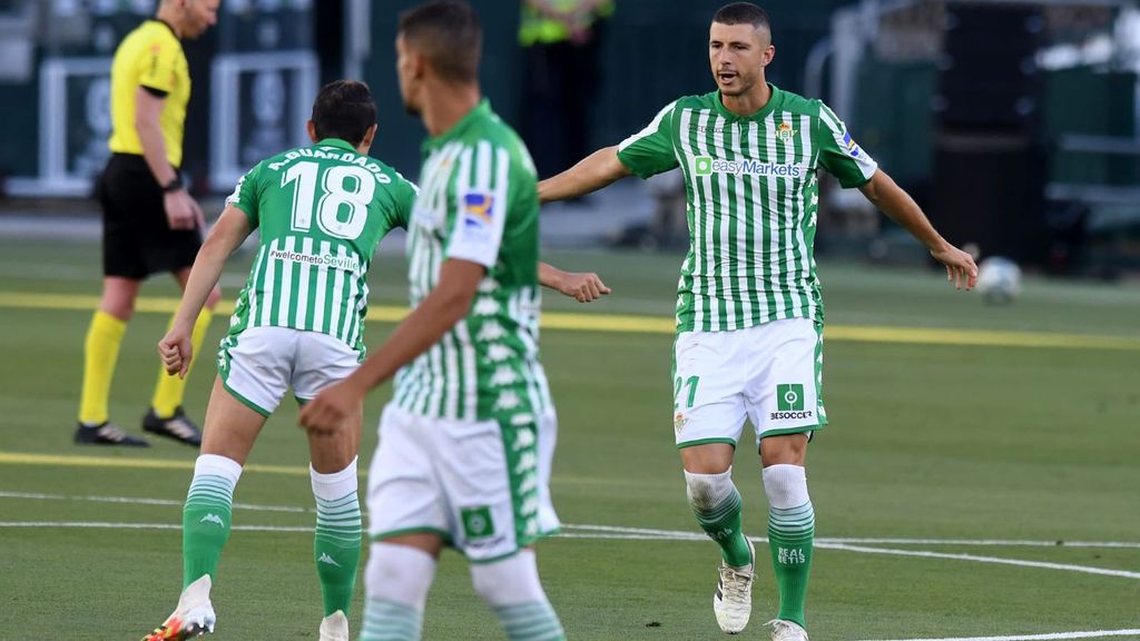 Real Betis-Osasuna: Gol de Guido Rodríguez (1-0)