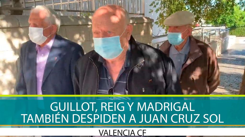 Guillot, Reig y Madrigal despiden a Juan Cruz Sol