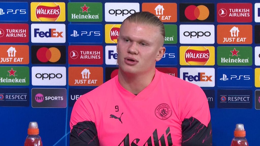 Haaland habla de su futuro en el Manchester City