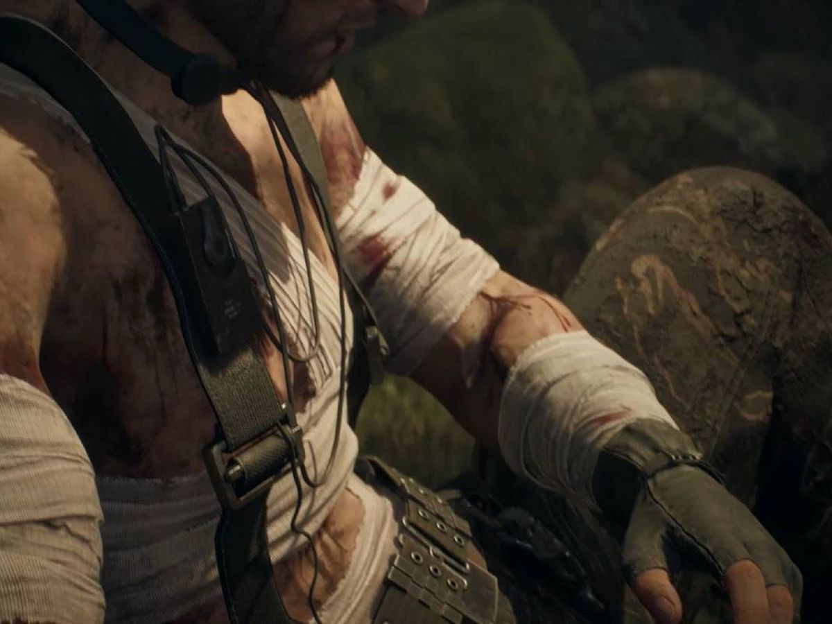 METAL GEAR SOLID Δの傷と包帯の表現。elDesmarque掲載画像。