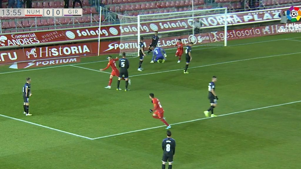 Numancia 2-0 Girona: Resumen (Jornada 20)
