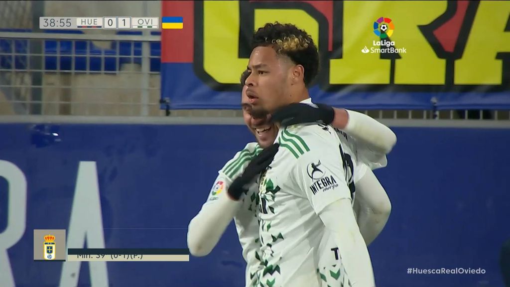 Huesca 0-1 Oviedo: Gol de Koba Lein