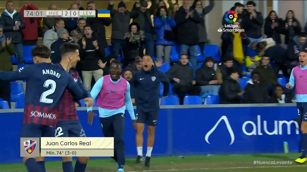 Huesca 3-0 Levante: Resumen del partido