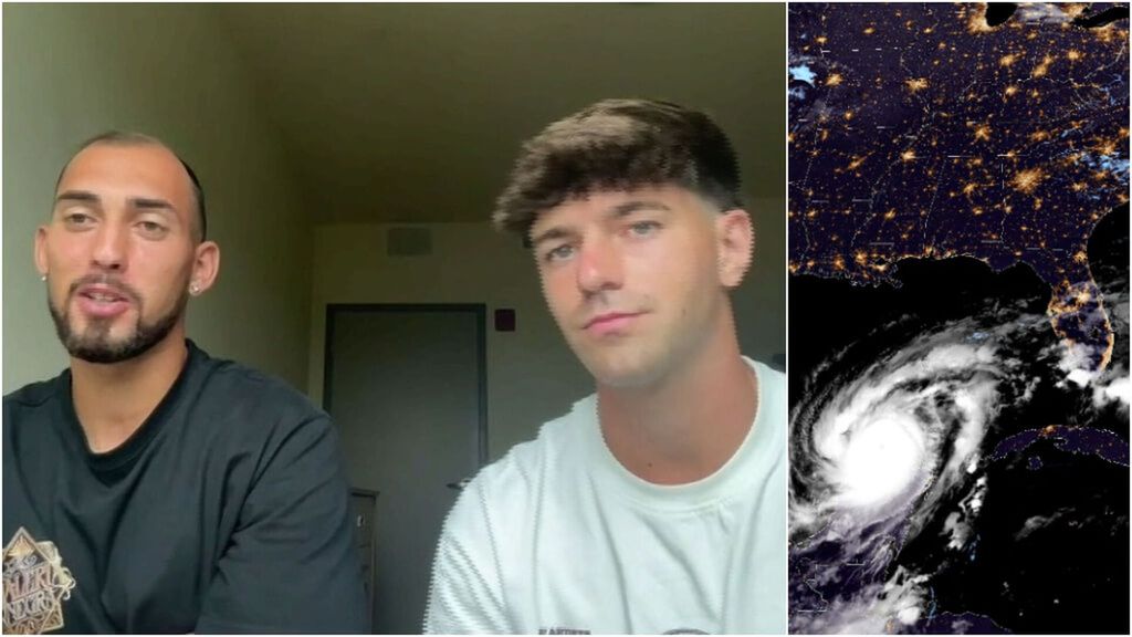 El miedo de los españoles en Florida por el huracán Milton: "Parece de película"