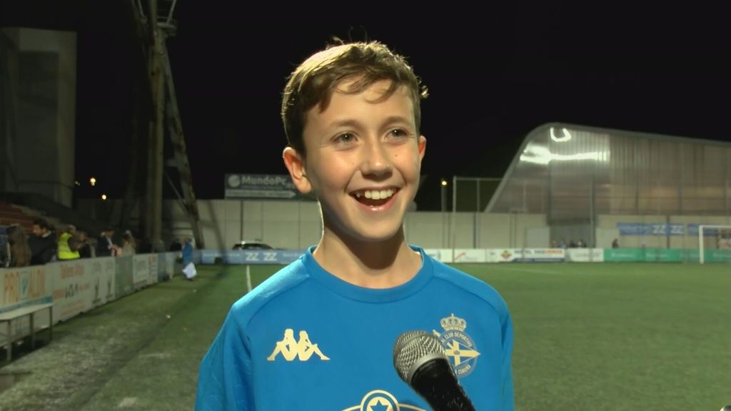 Iker, el pequeño deportivista que saltó al césped en el gol de Lucas y consiguió su promesa: “Dije, si meten, salto”