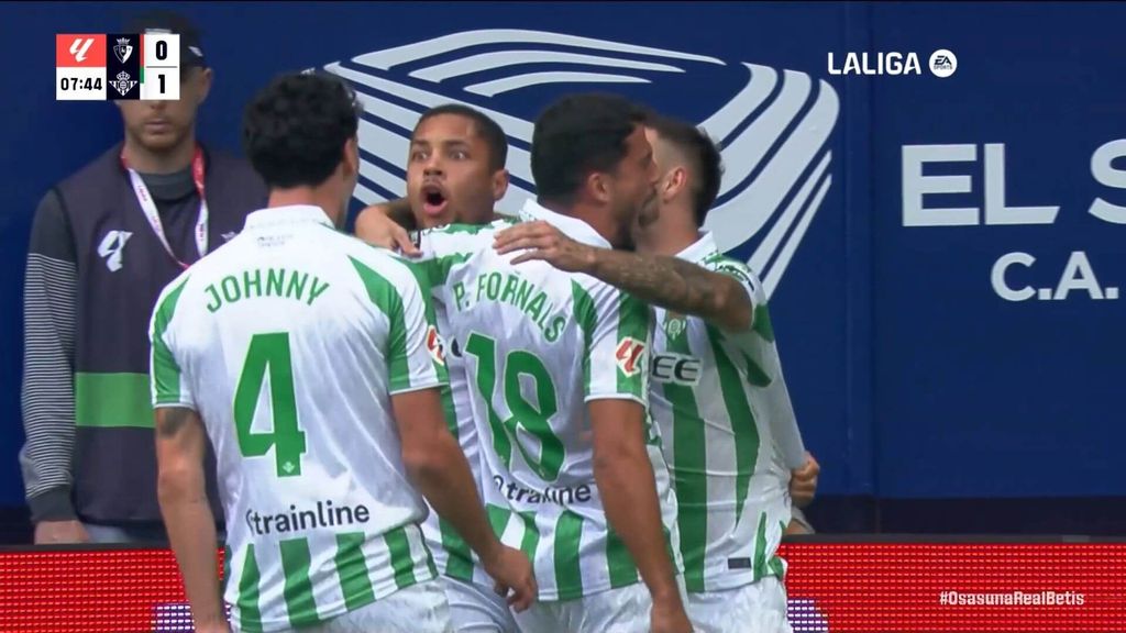 Osasuna 0-1 Real Betis: Gol de Vitor Roque