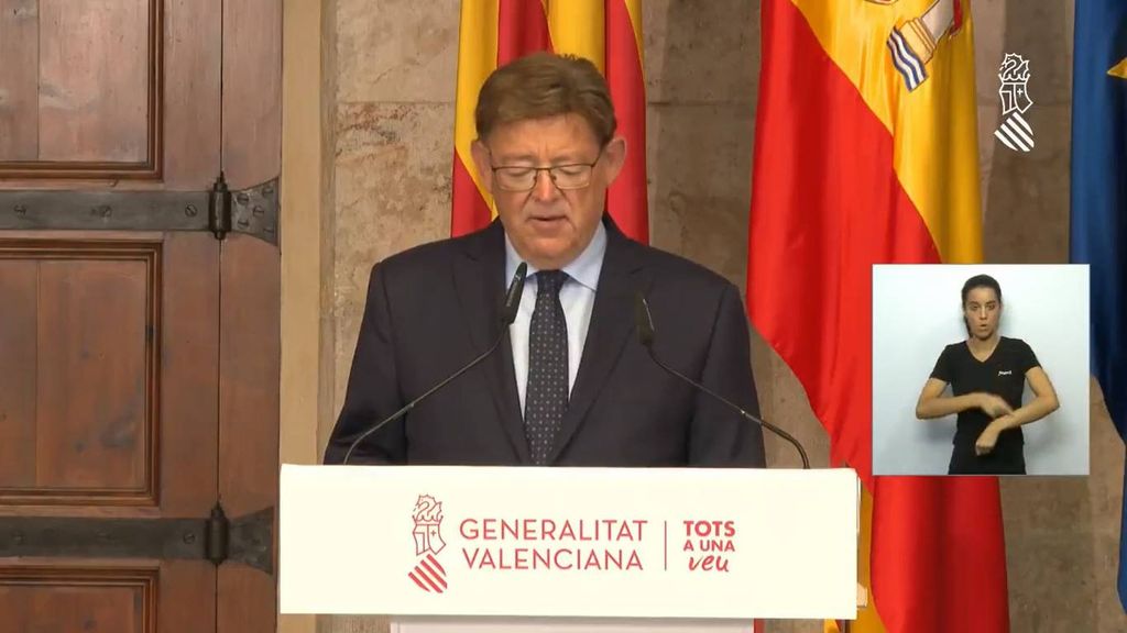 Ximo Puig anuncia la ampliación de aforo en los estadio de la Comunidad Valenciana