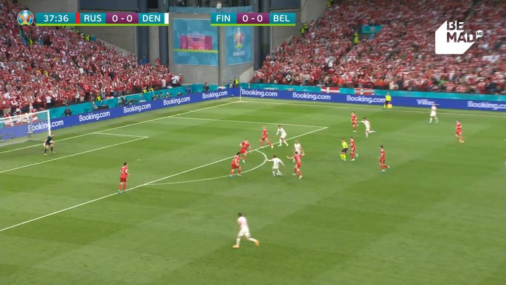 (MEDIASET) Rusia 0-1 Dinamarca: Gol de Damsgaard