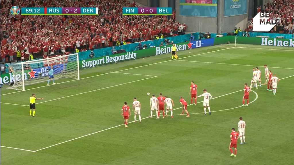 (MEDIASET) Rusia 1-4 Dinamarca: Resumen del partido