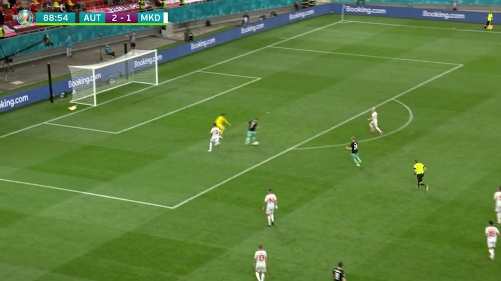 (MEDIASET) Austria 3-1 Macedonia del Norte: Gol de Arnautovic