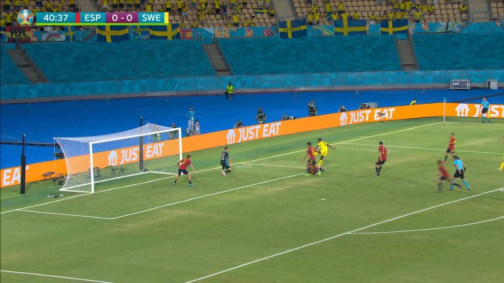 (MEDIASET) España-Suecia: La ocasión de Isak