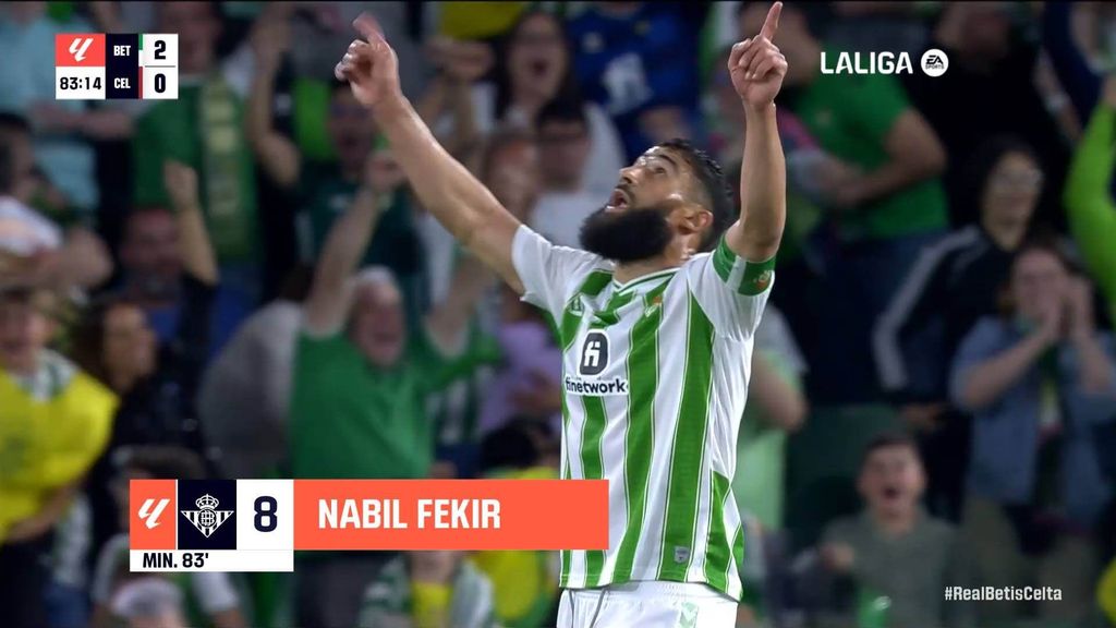 Real Betis 2-0 Celta: Gol de Fekir
