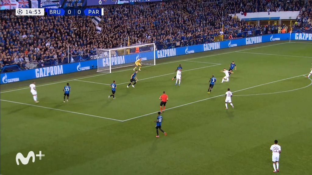 Brujas 0-1 PSG: Gol de Ander Herrera