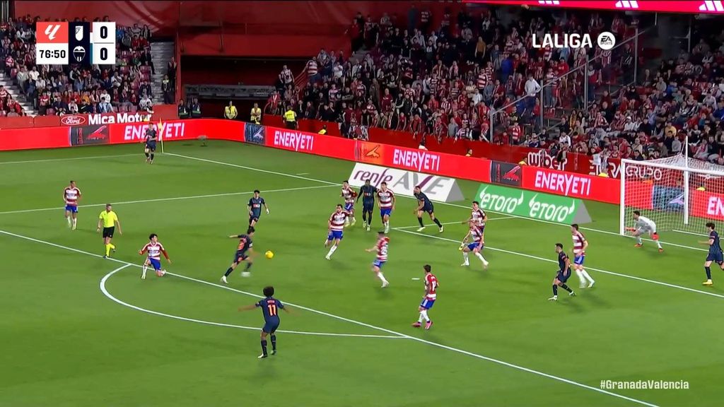 Granada 0-1 Valencia: Gol de Almeida