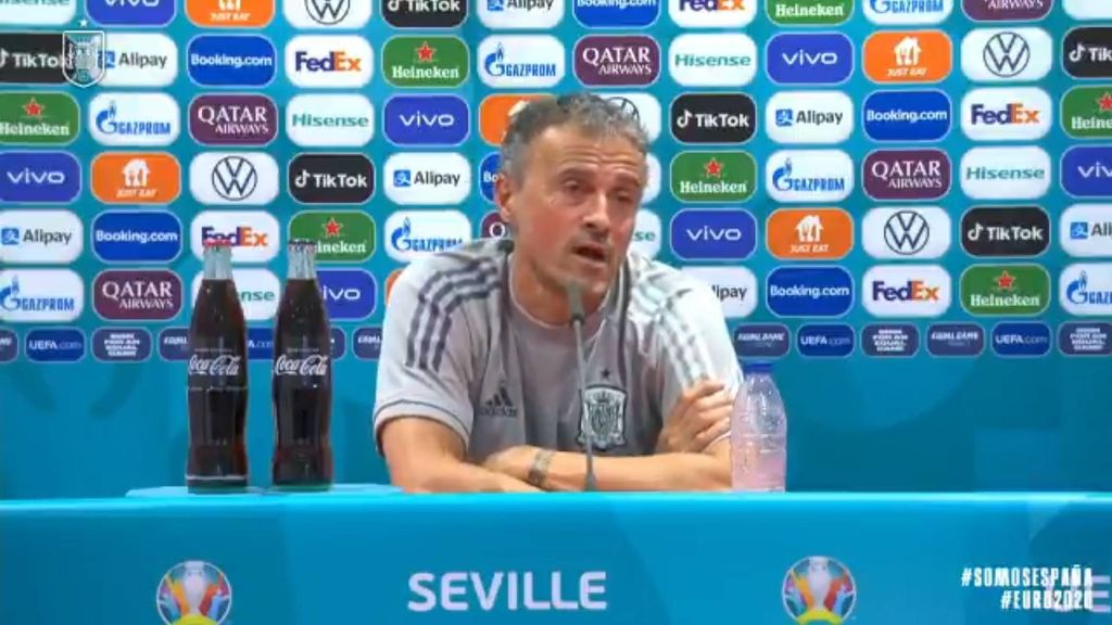 Luis Enrique no da pistas sobre el 11 titular ante Suecia