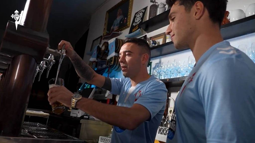 Masterclass de Aspas y Douvikas tirando cañas