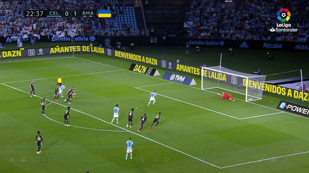 Celta 1-1 Real Madrid: Gol de Aspas