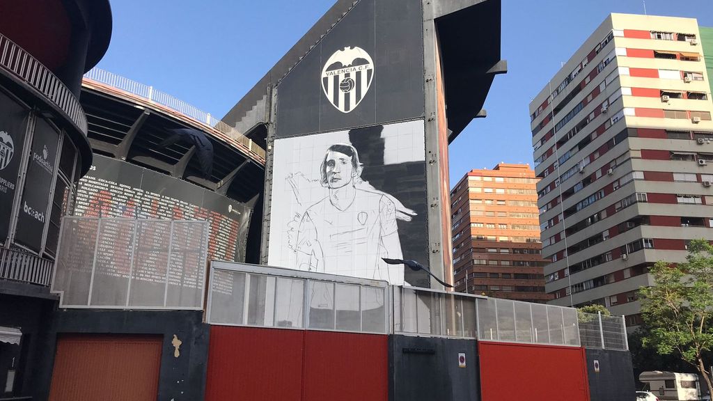 El Valencia presentará sus camisetas en lonas en Mestalla
