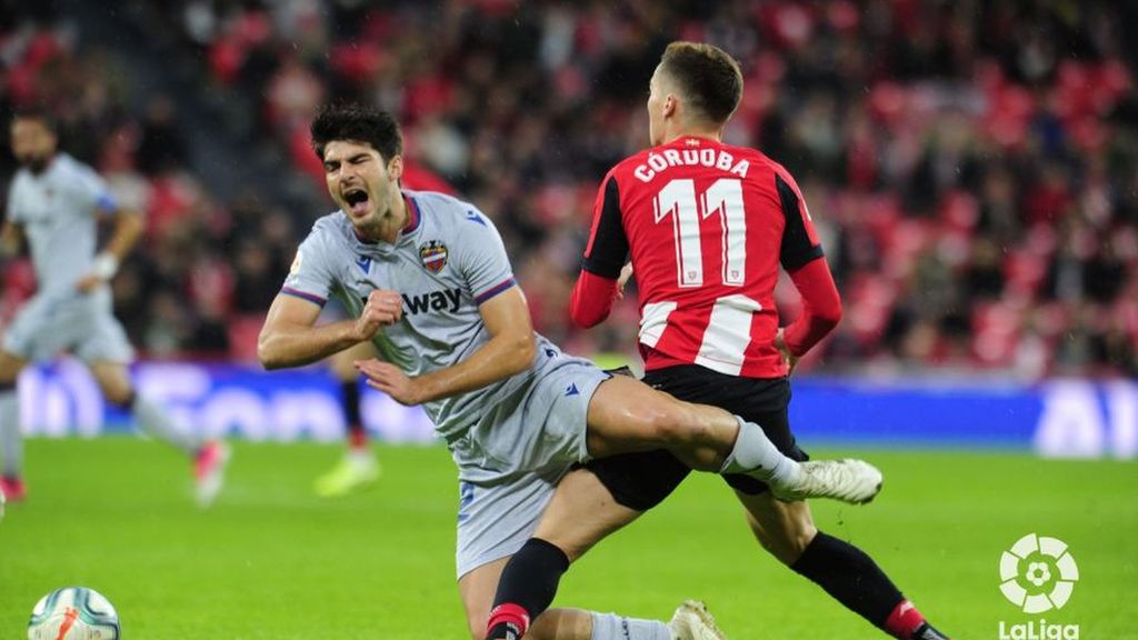 Athletic 2-1 Levante: Resumen del partido