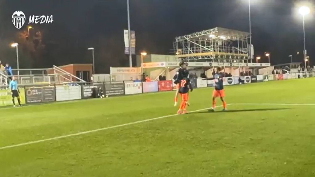 Inside y goles de la victoria del VCF Mestalla al Southampton