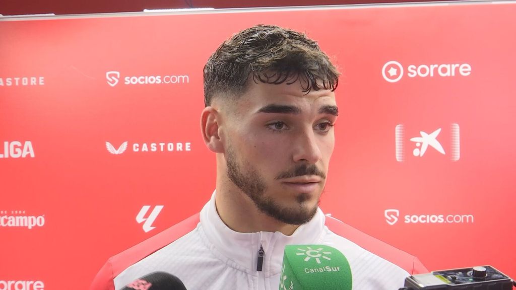 Isaac Romero, la única luz que brilla en el Sevilla FC: "Me han dado una oportunidad y voy a dejarlo todo en el campo"