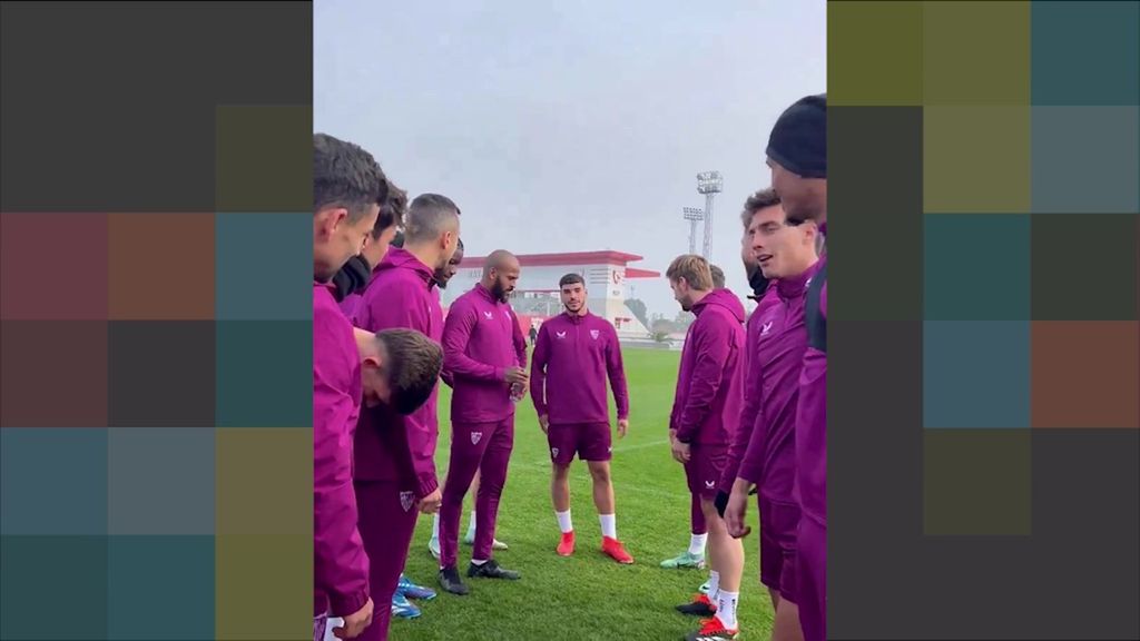 El discurso de Isaac Romero y el pasillo de sus compañeros: "Ahora más contento que nunca"