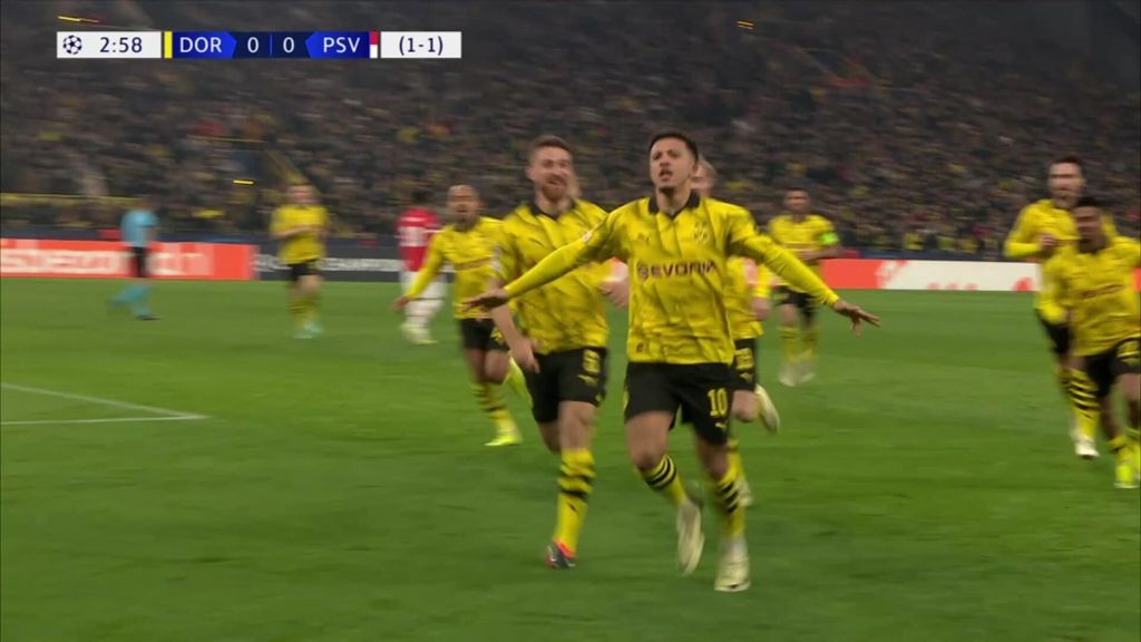 Borussia Dortmund 2-0 PSV: Resumen del partido