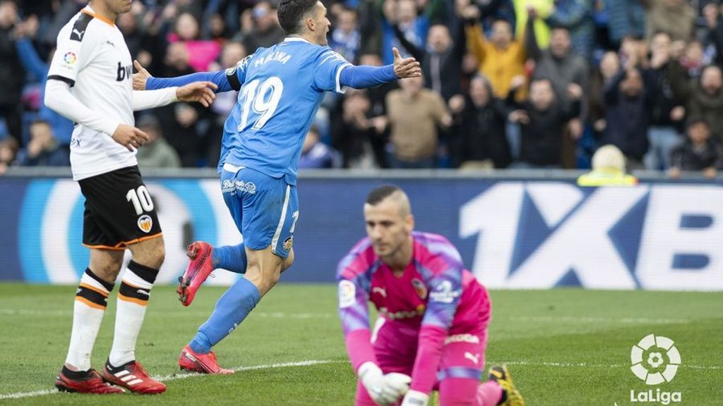Getafe-Valencia: Resumen (jornada 23)