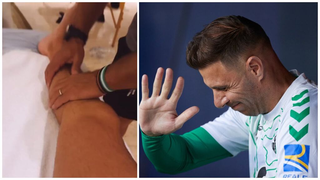 Joaquín vuelve al vestuario del Betis... por los masajes