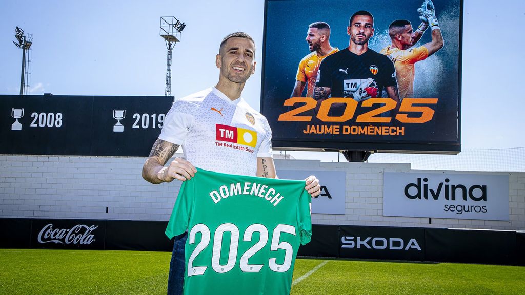 Jaume Doménech renueva con el Valencia CF hasta 2025