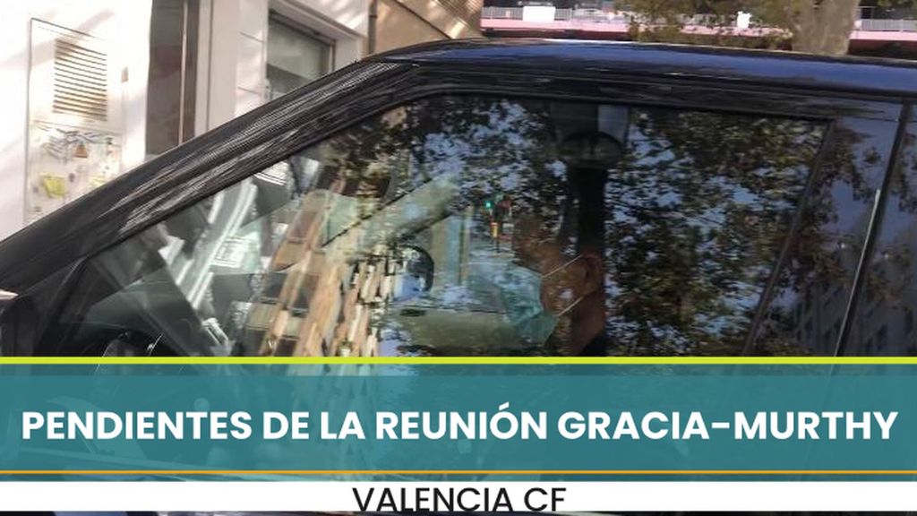 Javi Gracia y su agente llegan a las oficinas del club para reunirse con Anil Murthy