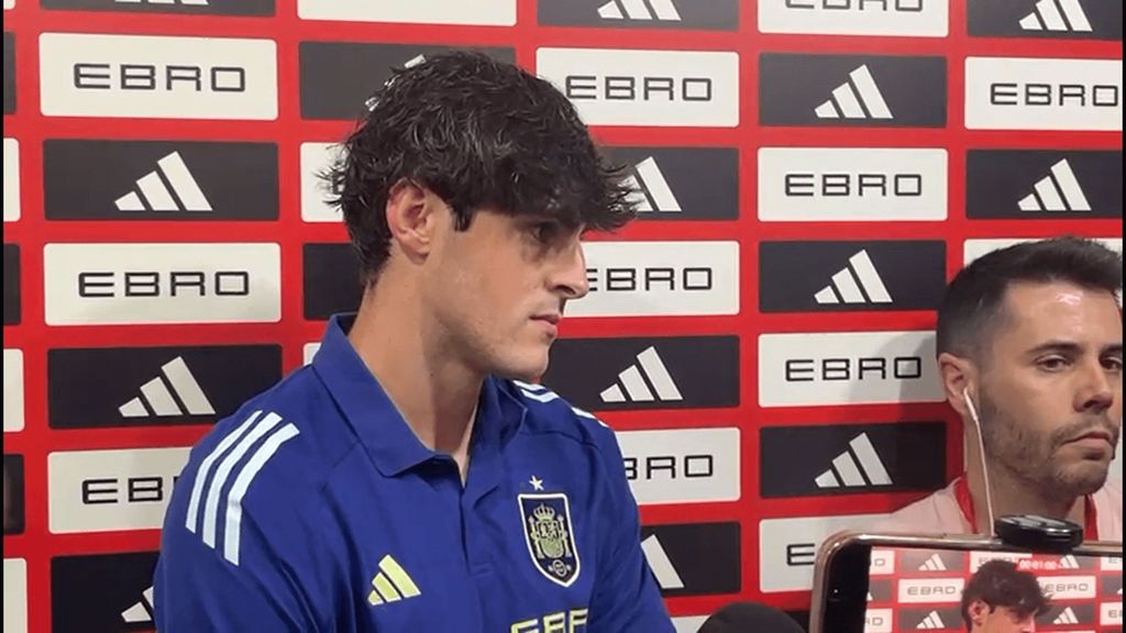 Javi Guerra, tras el España-Ucrania sub 21