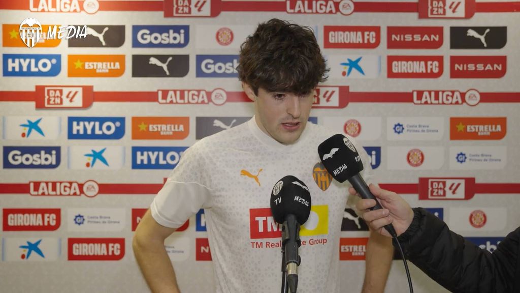 Javi Guerra analiza la derrota en Girona