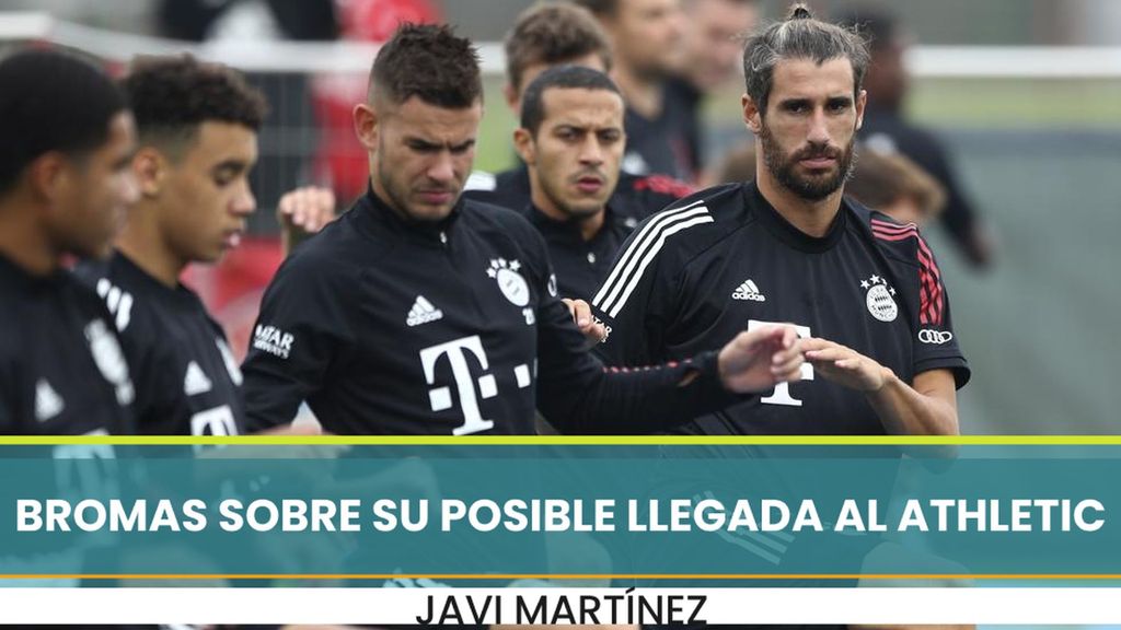 La broma de Lucas Hernández y Thiago con Javi Martínez sobre su posible dorsal en el Athletic