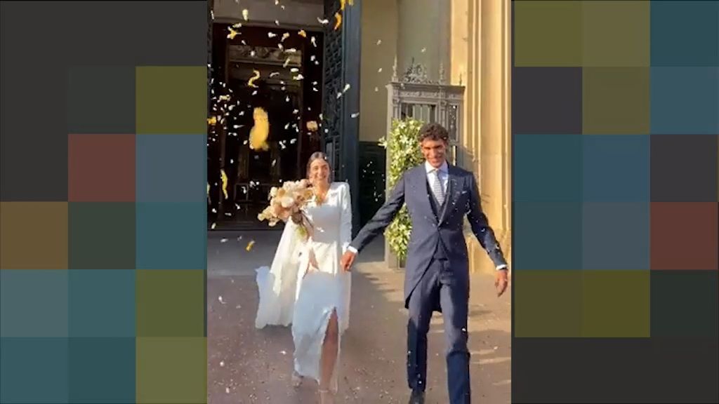 Jesús Vallejo y su pareja Maria se han casado, Pignoise cantó en la boda