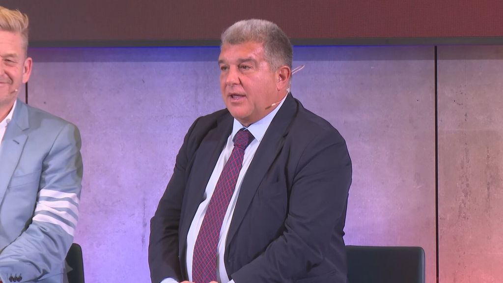 Joan Laporta, optimista con el futuro del FC Barcelona