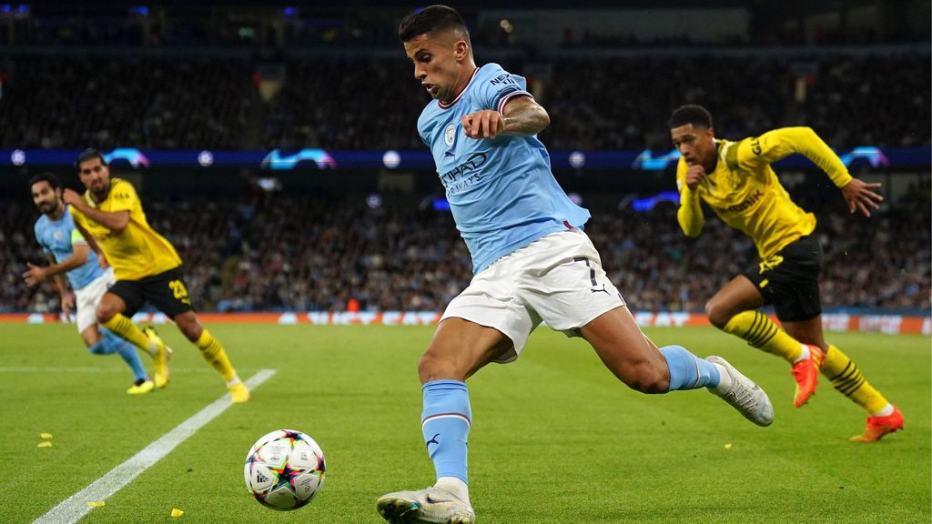Joao Cancelo: sus tres asistencias de gol con el City en los dos primeros partidos de la Champions League 22-23 (Sevilla y B. Dortmund)