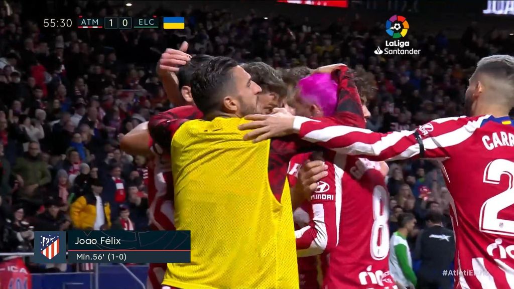 Atlético 1-0 Elche: Gol de Joao Félix