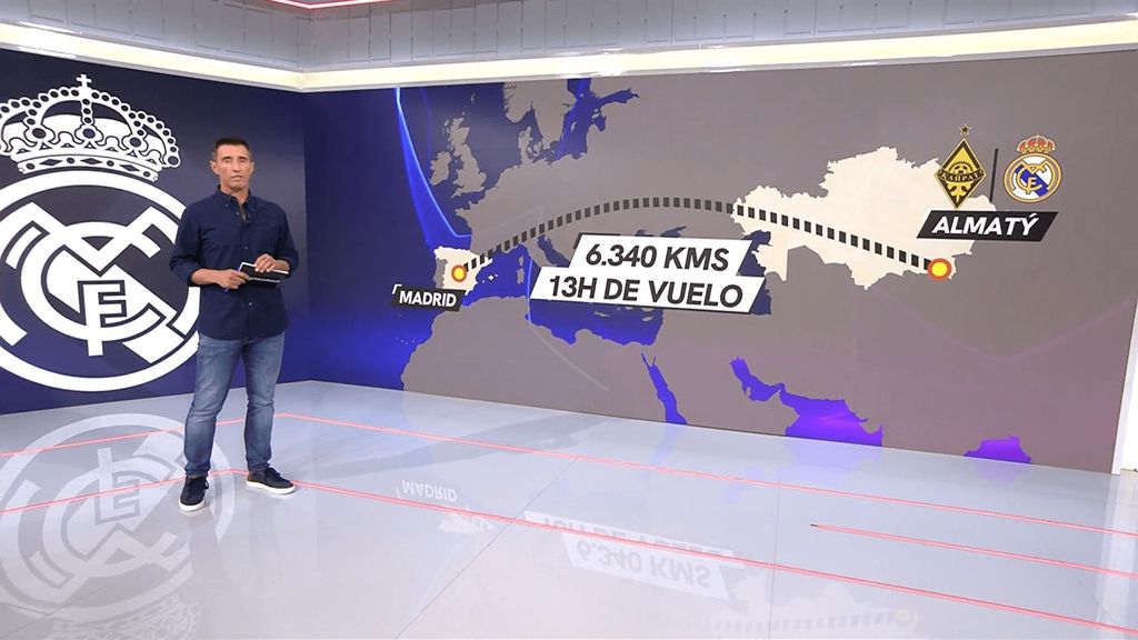La odisea del Real Madrid para viajar a Kazajistán recorriendo medio mundo