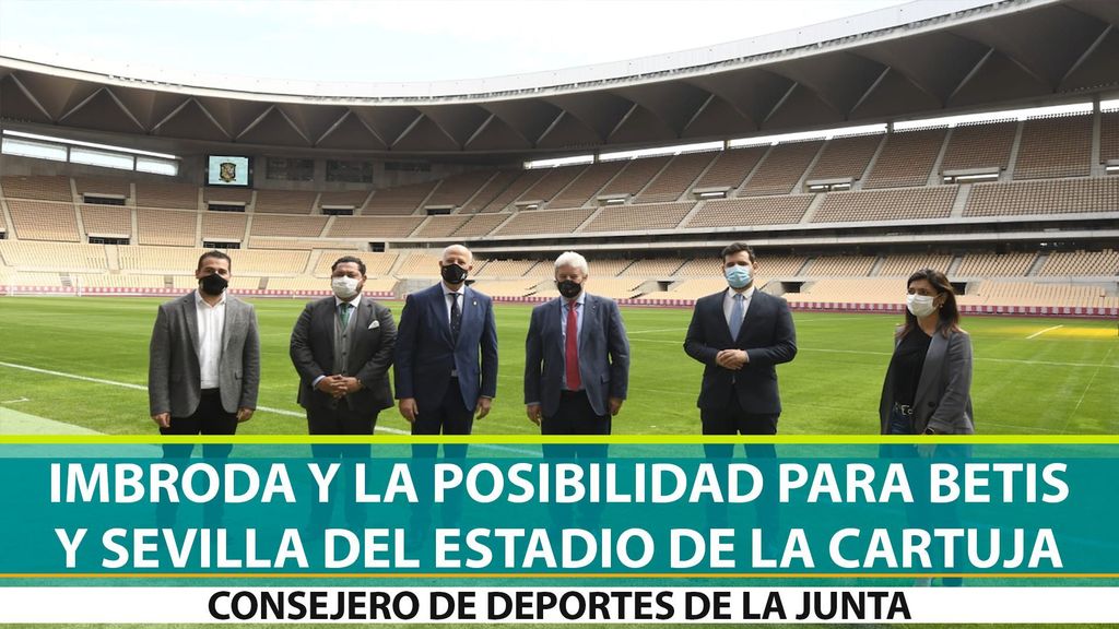El consejero de deportes de la Junta, Javier Imbroda, sobre la posibilidad del Estadio de La Cartuja para Betis y Sevilla