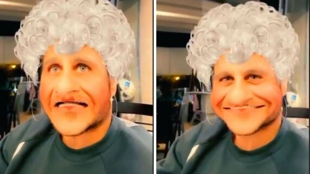 Joaquín se 'disfraza' de abuela en Instagram