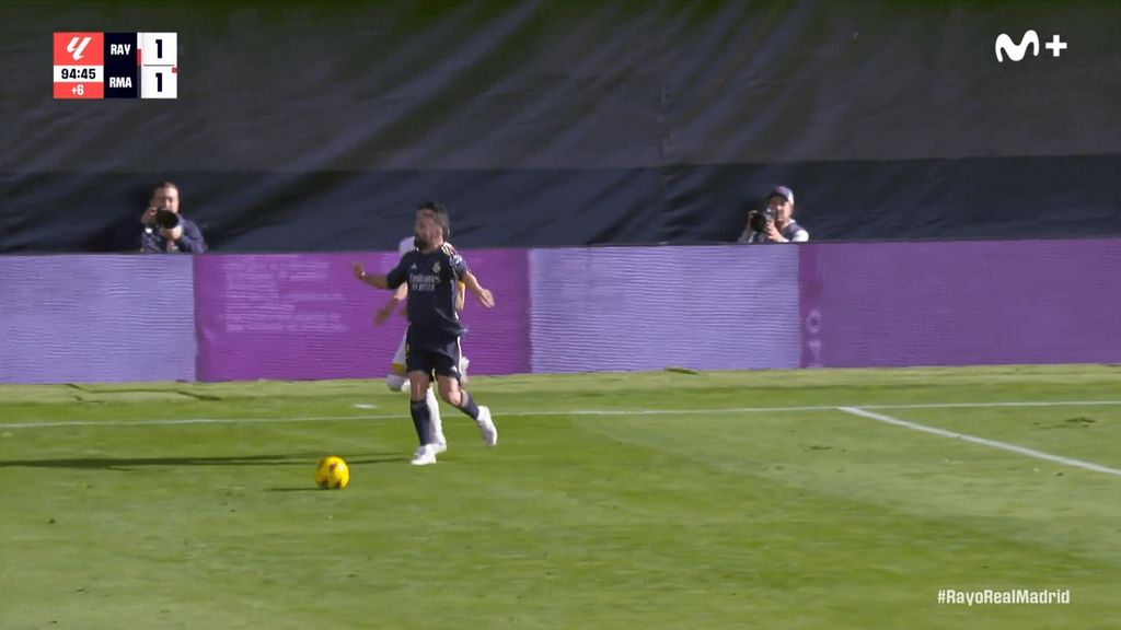 Rayo Vallecano 1-1 Real Madrid: Expulsión de Carvajal