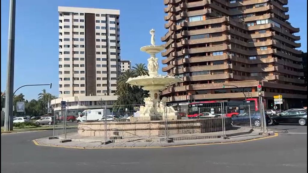 La fuente de las cuatro estaciones ya está lista para el ascenso del Levante